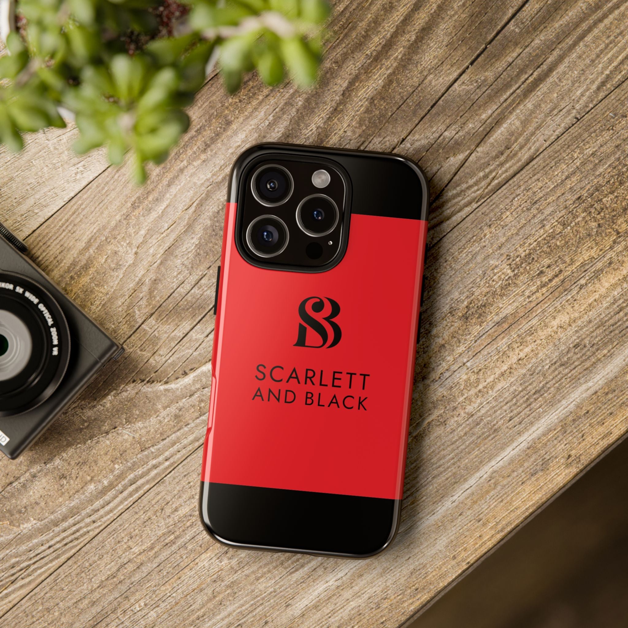 The Scarlett and Black Phone Case