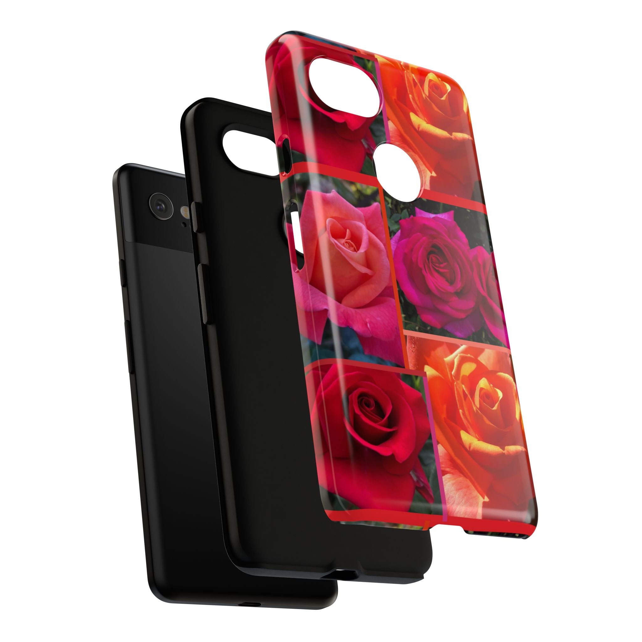 The Rose Vibrant Floral Phone Case - Tough Cases with Rose Design