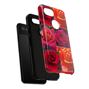 The Rose Vibrant Floral Phone Case - Tough Cases with Rose Design