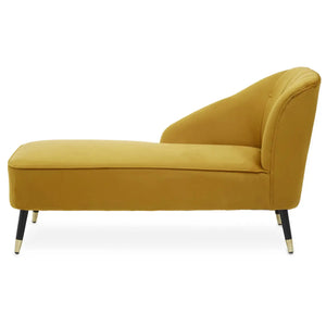 The Lady Dee Mustard Chaise Longue