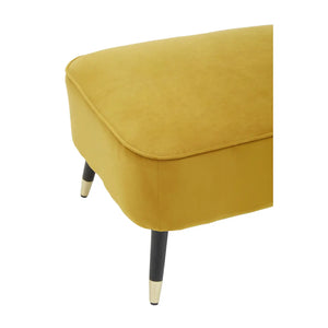 The Lady Dee Mustard Chaise Longue