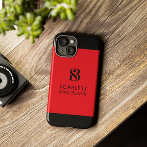 The Scarlett and Black Phone Case