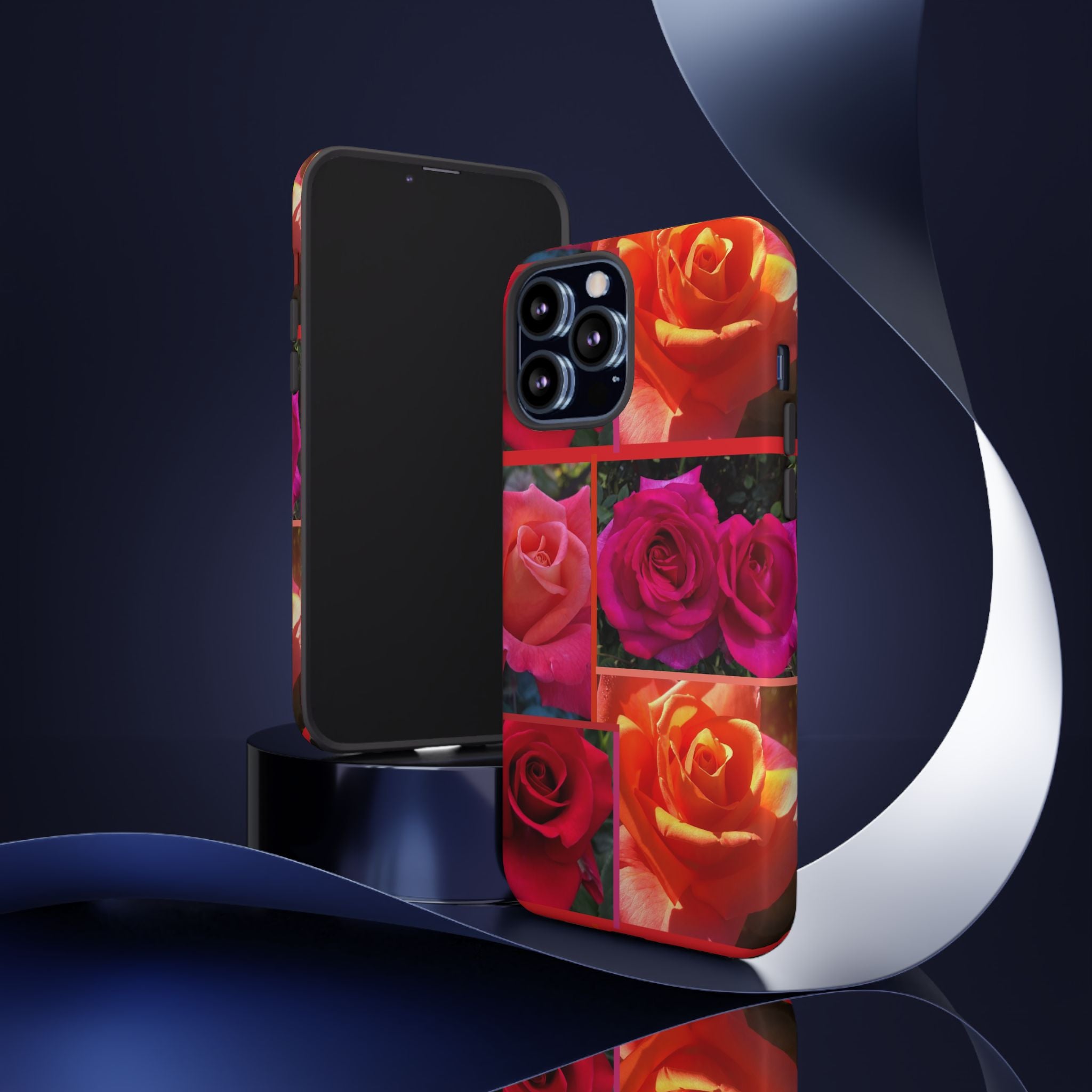 The Rose Vibrant Floral Phone Case - Tough Cases with Rose Design