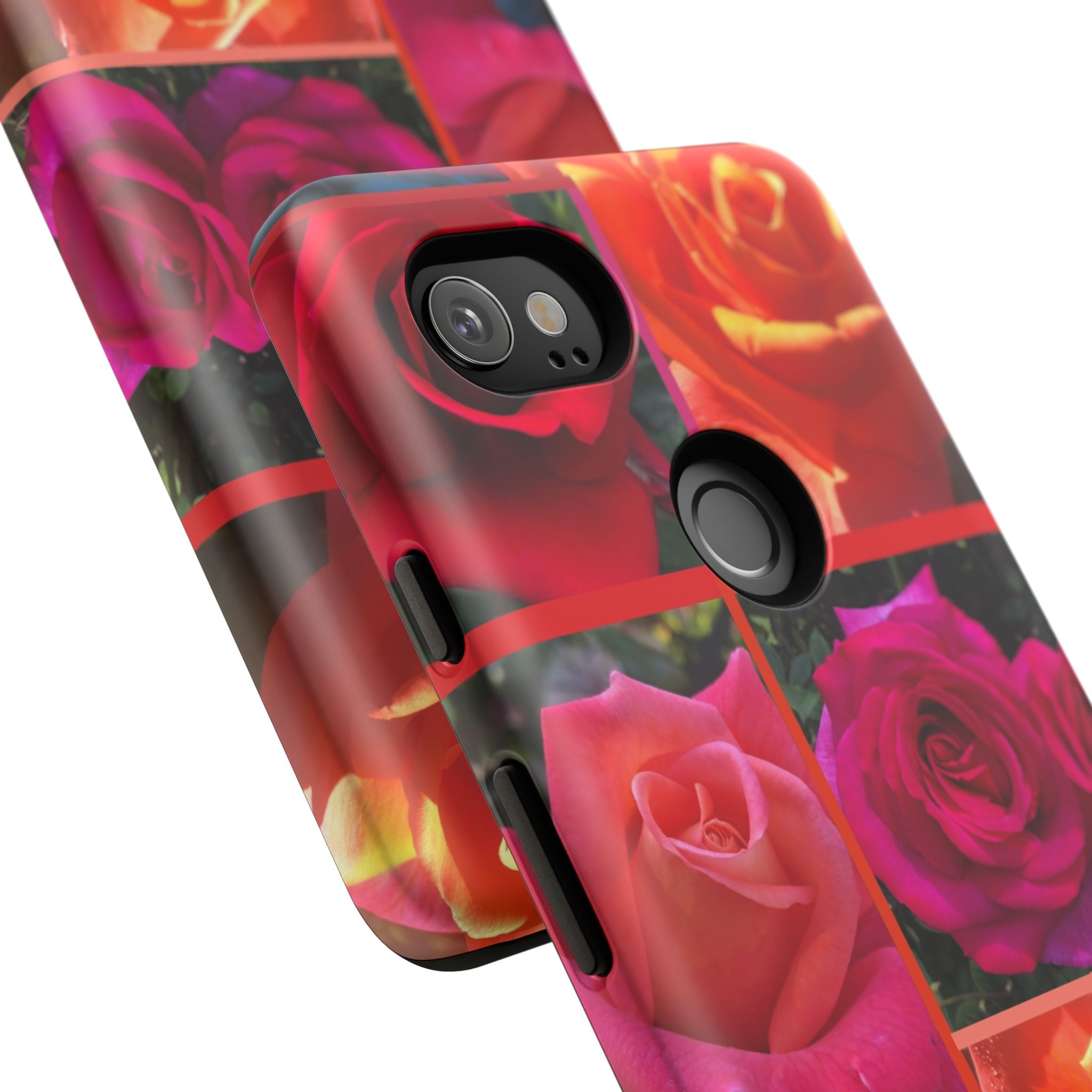 The Rose Vibrant Floral Phone Case - Tough Cases with Rose Design