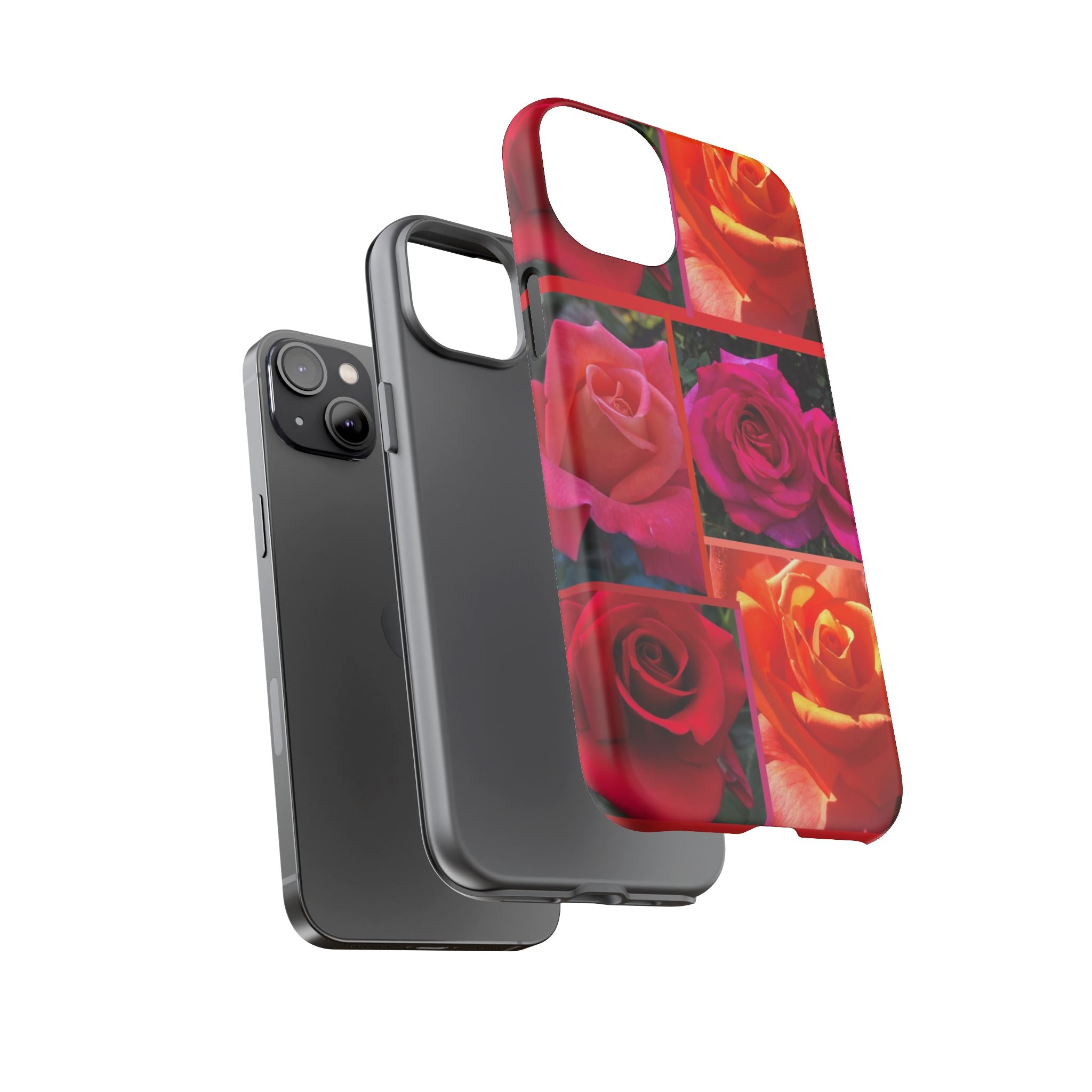 The Rose Vibrant Floral Phone Case - Tough Cases with Rose Design