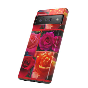 The Rose Vibrant Floral Phone Case - Tough Cases with Rose Design