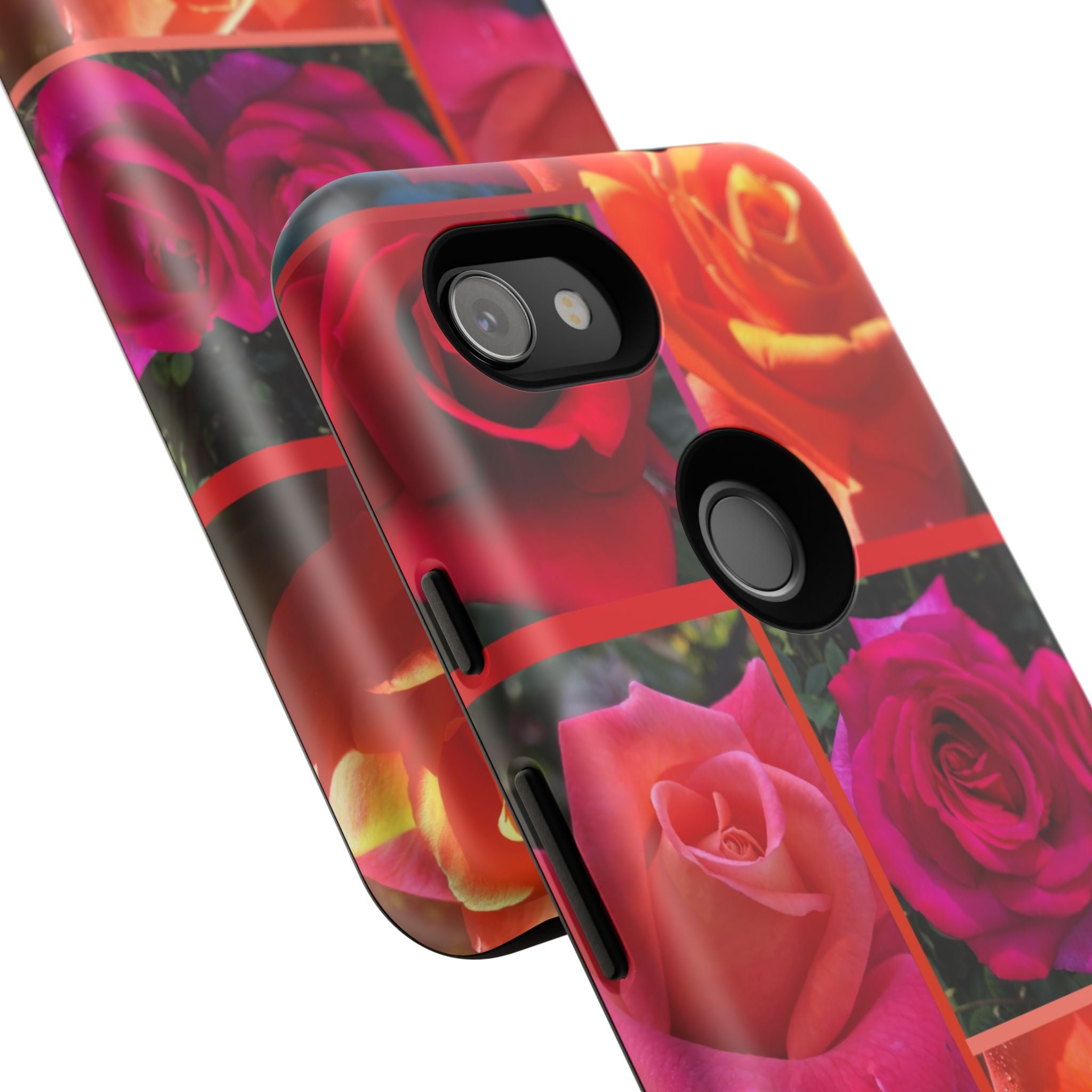 The Rose Vibrant Floral Phone Case - Tough Cases with Rose Design