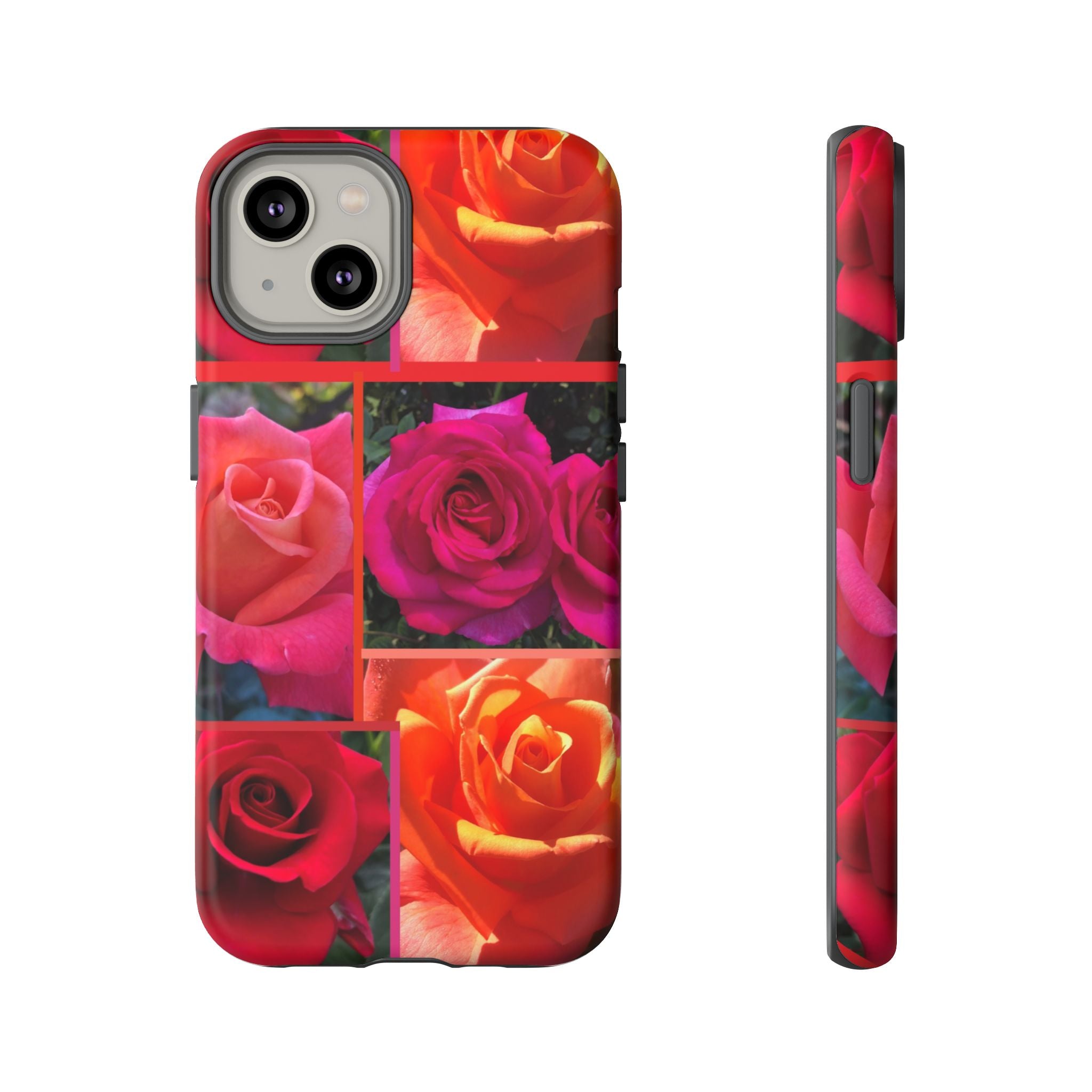 The Rose Vibrant Floral Phone Case - Tough Cases with Rose Design