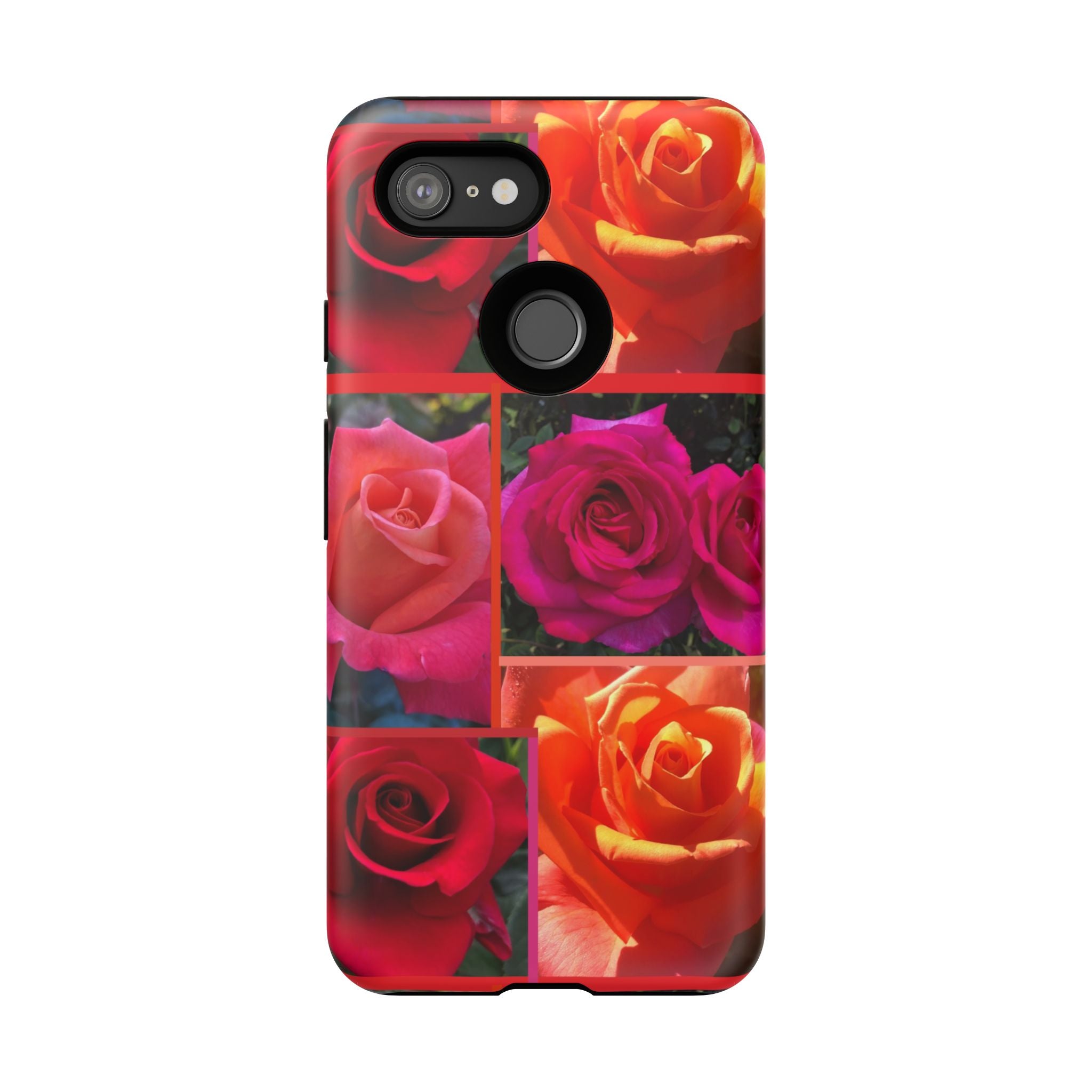 The Rose Vibrant Floral Phone Case - Tough Cases with Rose Design