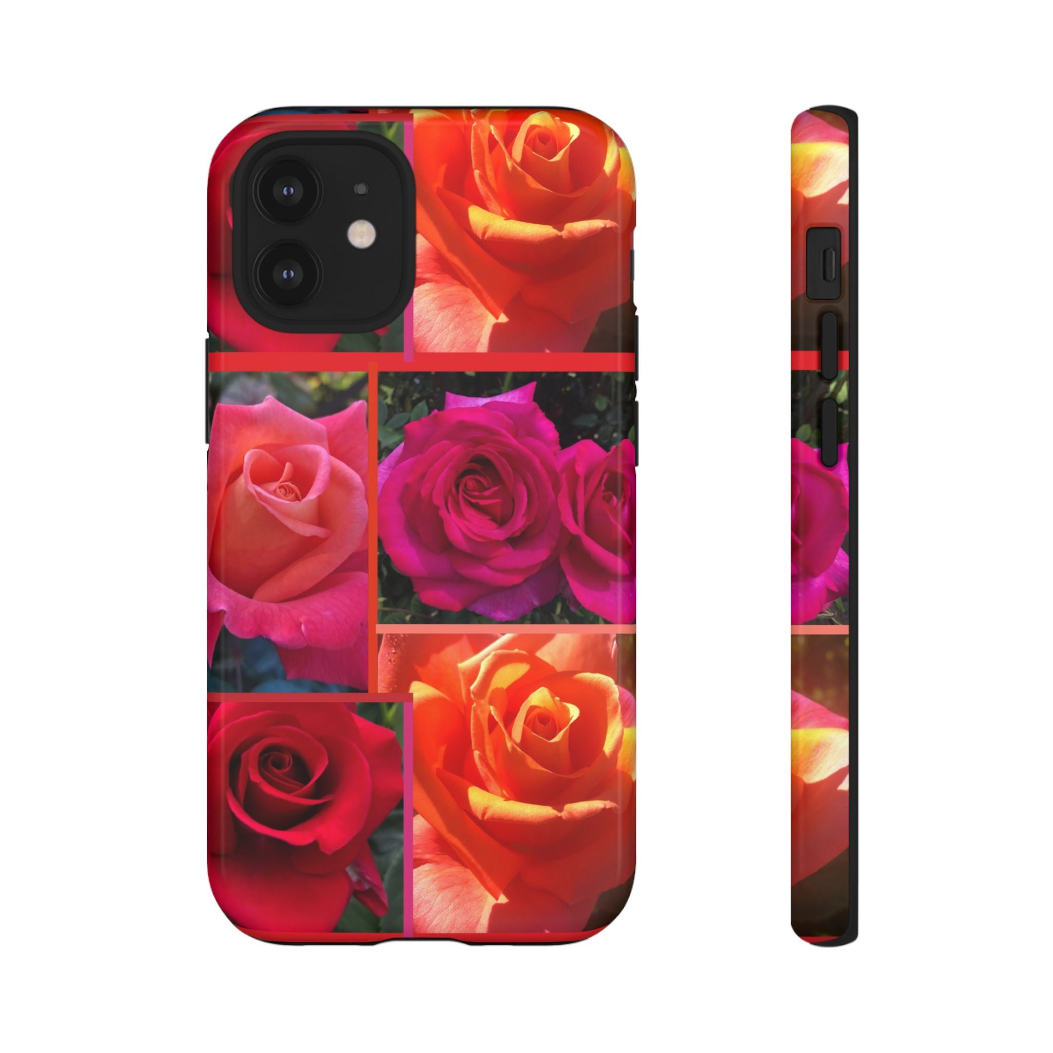 The Rose Vibrant Floral Phone Case - Tough Cases with Rose Design