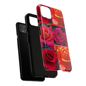 The Rose Vibrant Floral Phone Case - Tough Cases with Rose Design