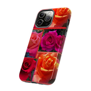 The Rose Vibrant Floral Phone Case - Tough Cases with Rose Design