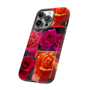 The Rose Vibrant Floral Phone Case - Tough Cases with Rose Design