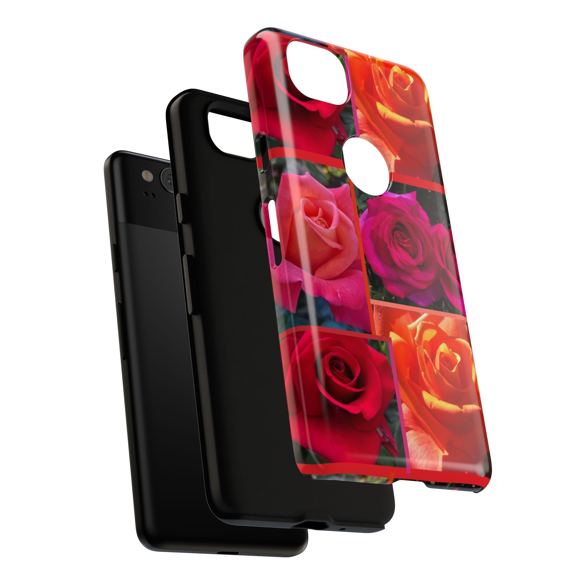 The Rose Vibrant Floral Phone Case - Tough Cases with Rose Design