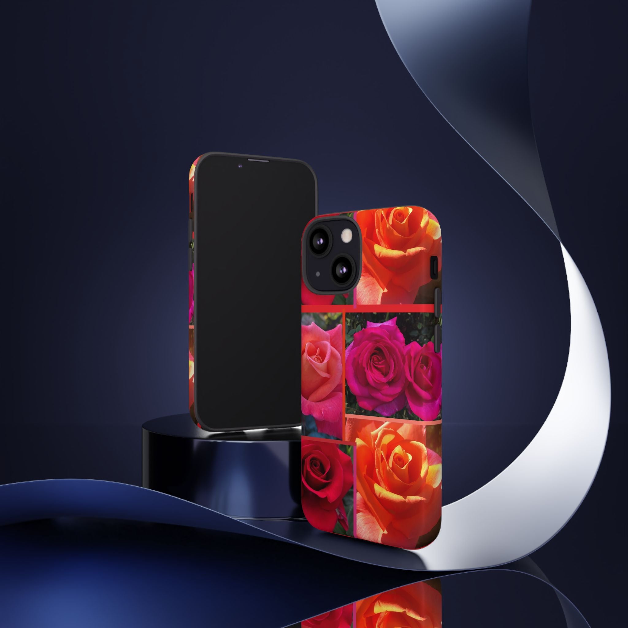 The Rose Vibrant Floral Phone Case - Tough Cases with Rose Design