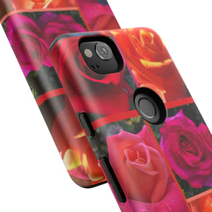 The Rose Vibrant Floral Phone Case - Tough Cases with Rose Design