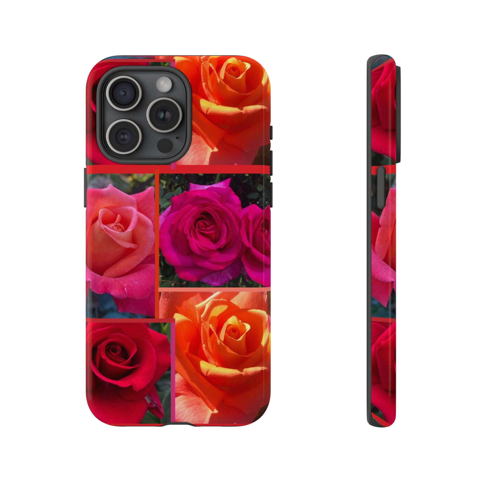 The Rose Vibrant Floral Phone Case - Tough Cases with Rose Design