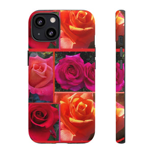 The Rose Vibrant Floral Phone Case - Tough Cases with Rose Design