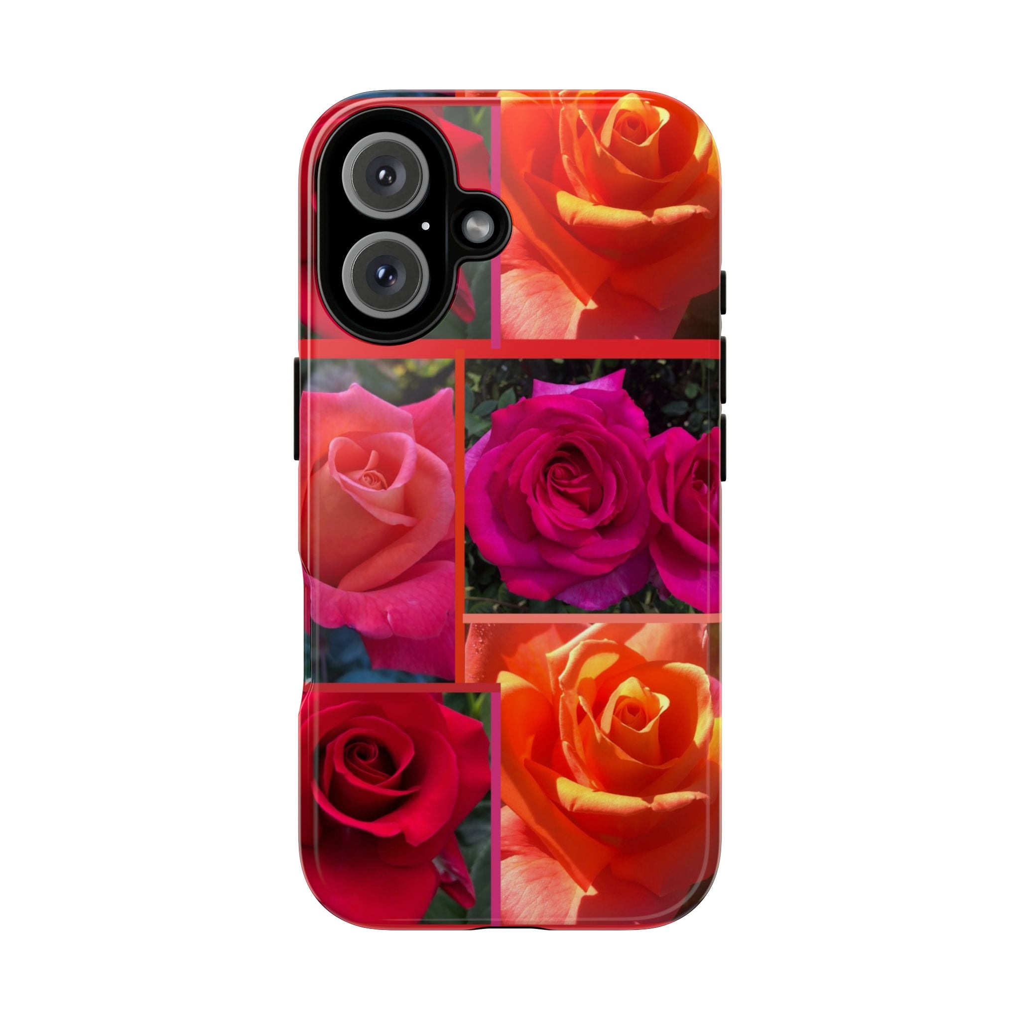 The Rose Vibrant Floral Phone Case - Tough Cases with Rose Design