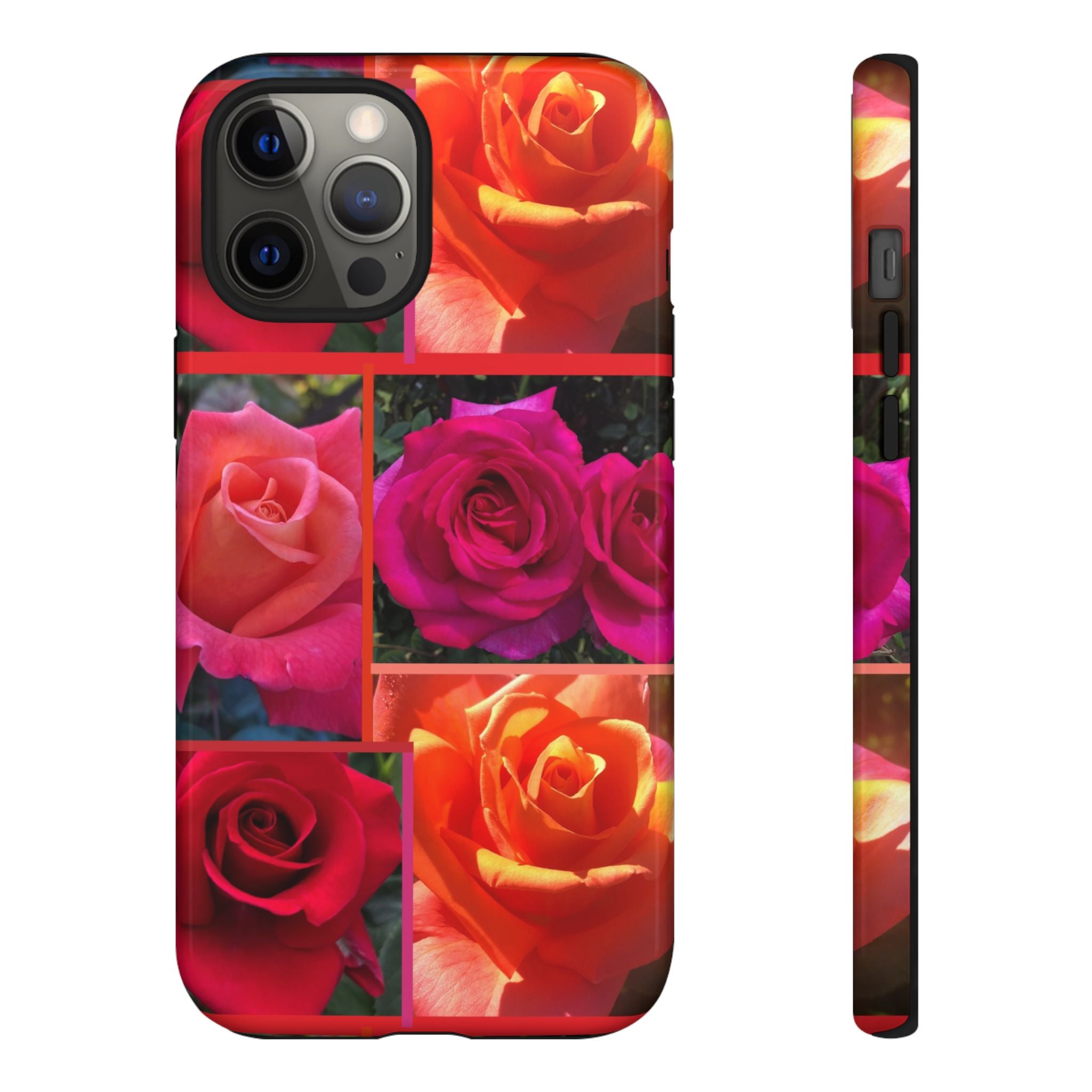 The Rose Vibrant Floral Phone Case - Tough Cases with Rose Design