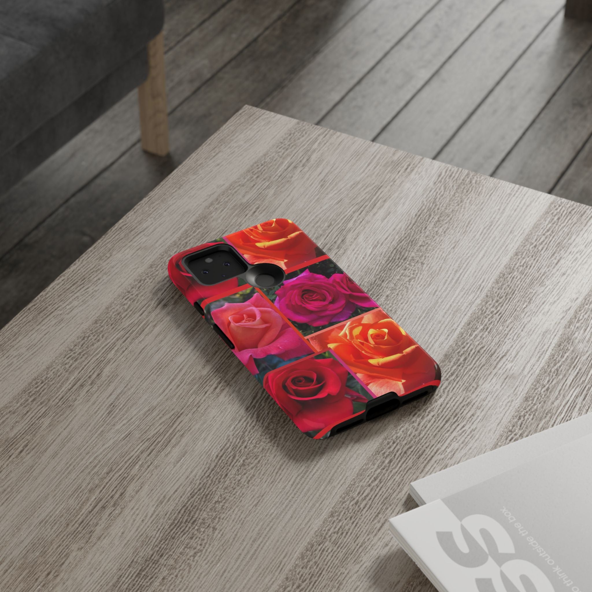 The Rose Vibrant Floral Phone Case - Tough Cases with Rose Design