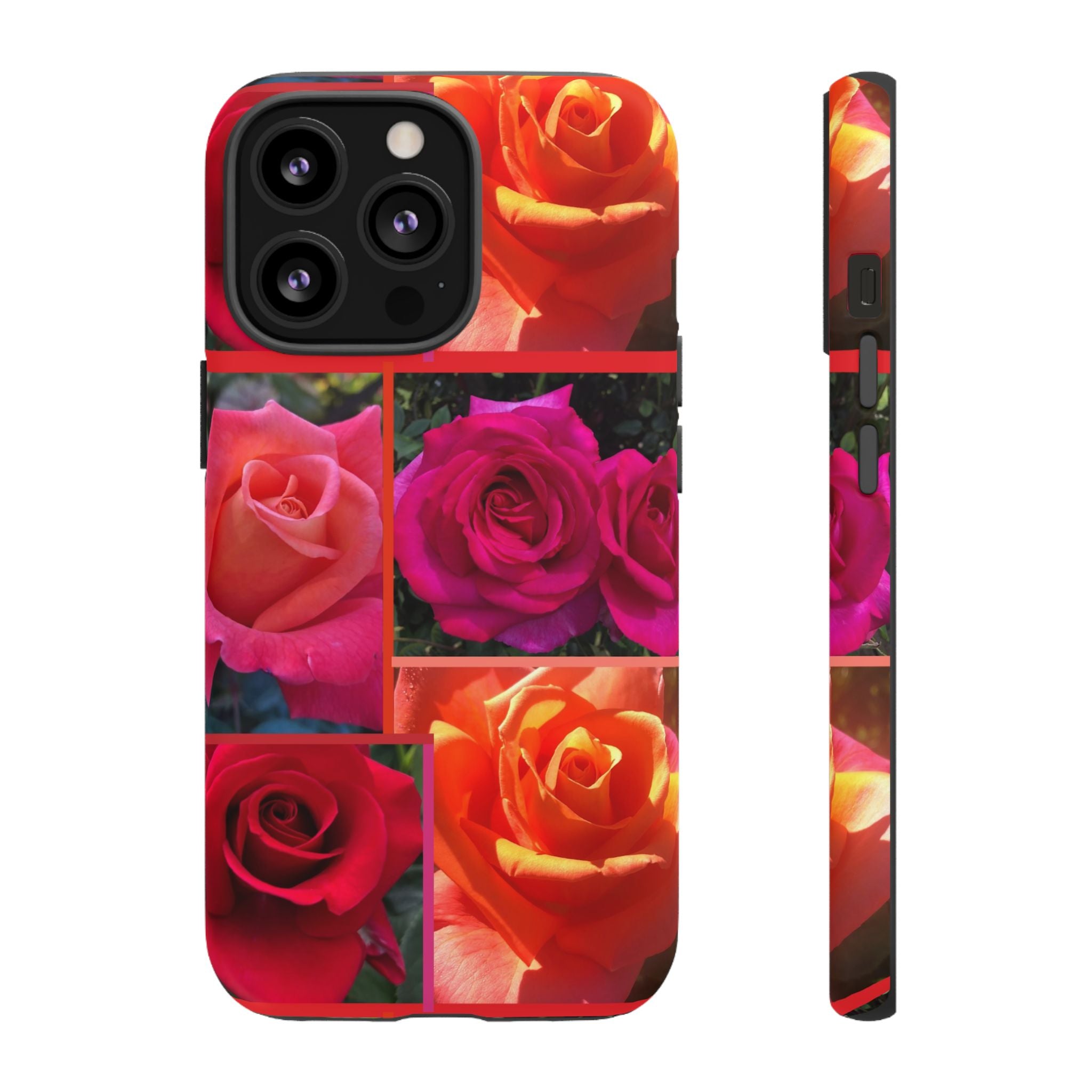 The Rose Vibrant Floral Phone Case - Tough Cases with Rose Design