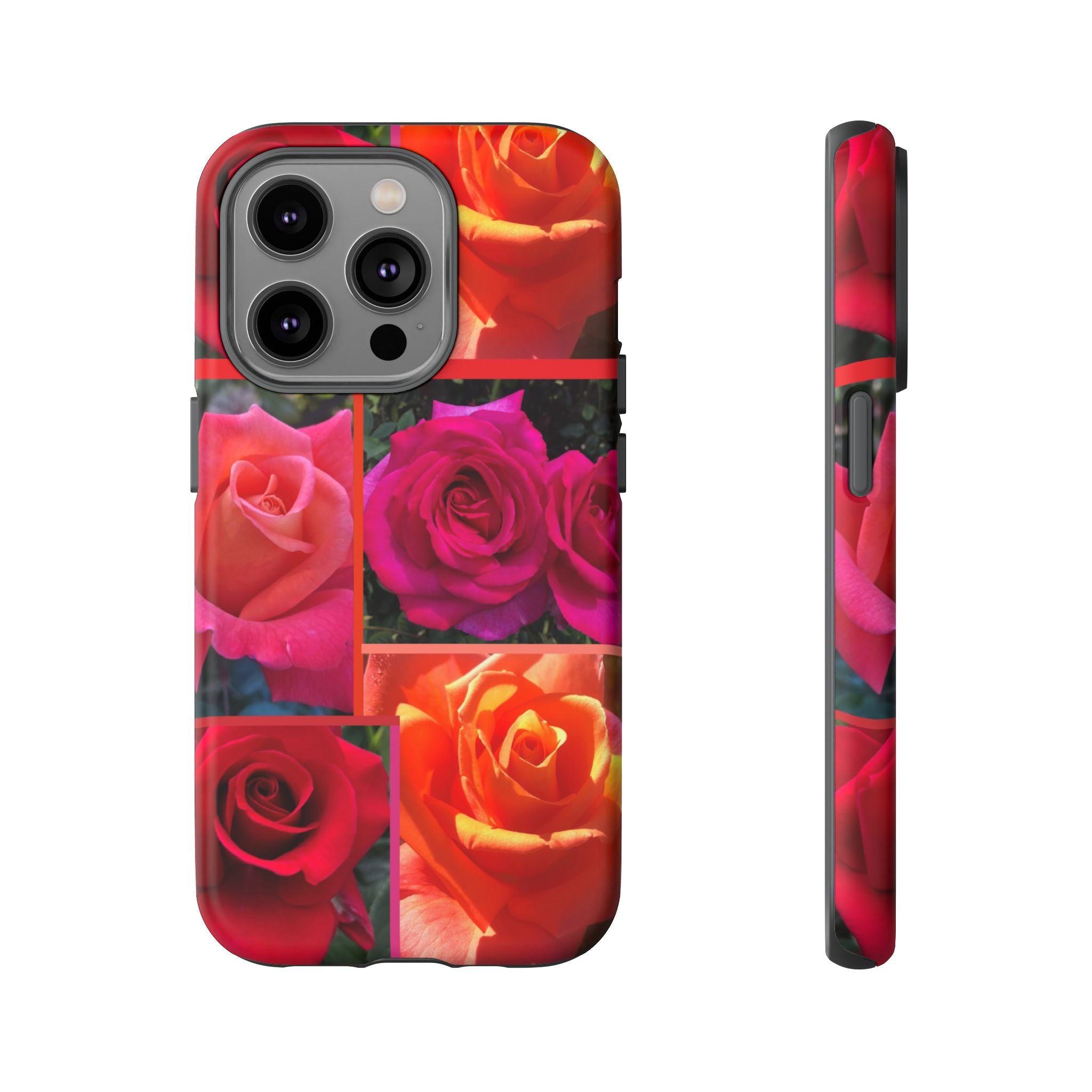 The Rose Vibrant Floral Phone Case - Tough Cases with Rose Design