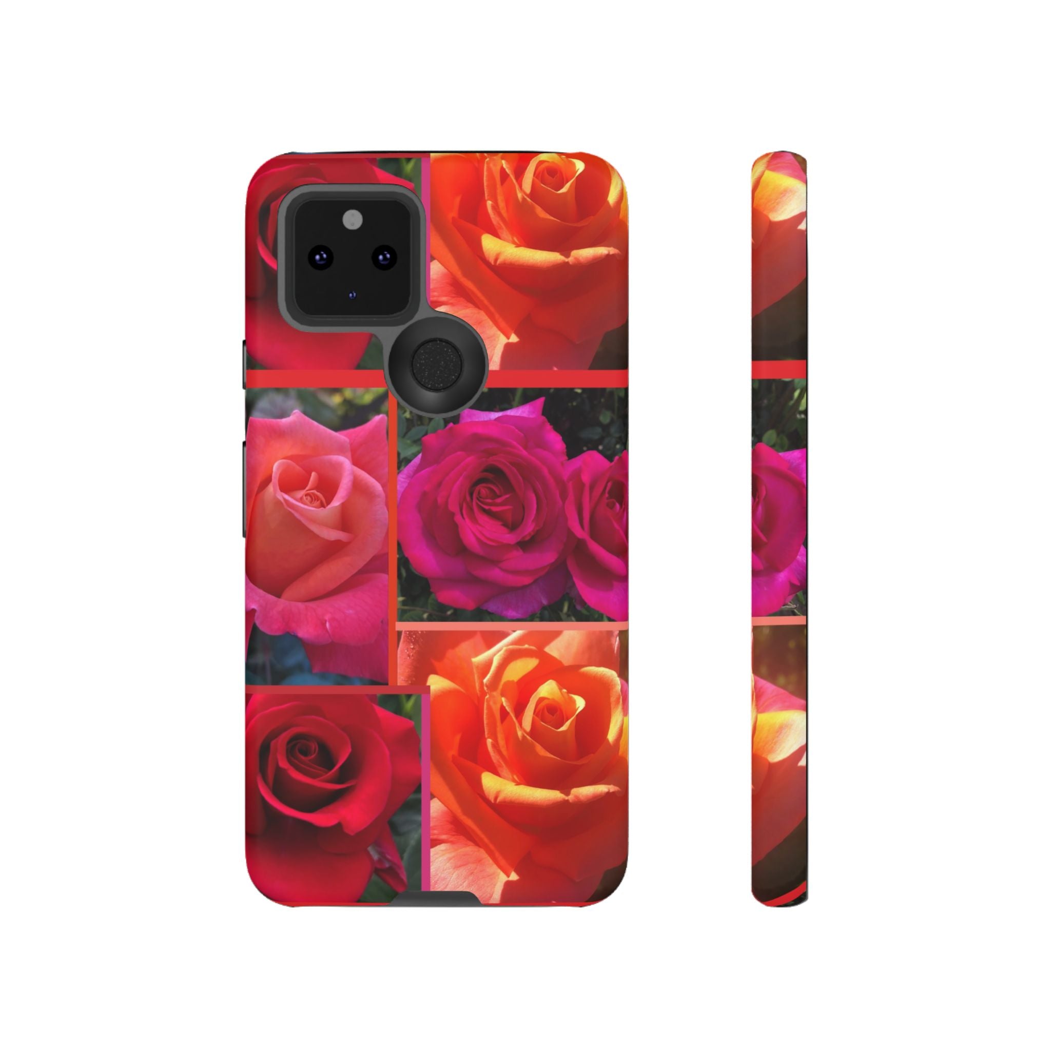 The Rose Vibrant Floral Phone Case - Tough Cases with Rose Design