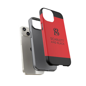 The Scarlett and Black Phone Case