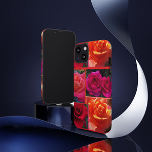 The Rose Vibrant Floral Phone Case - Tough Cases with Rose Design