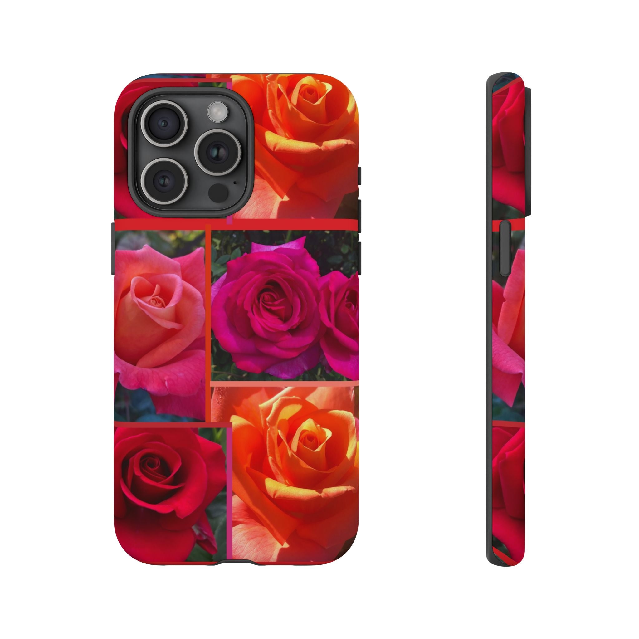 The Rose Vibrant Floral Phone Case - Tough Cases with Rose Design