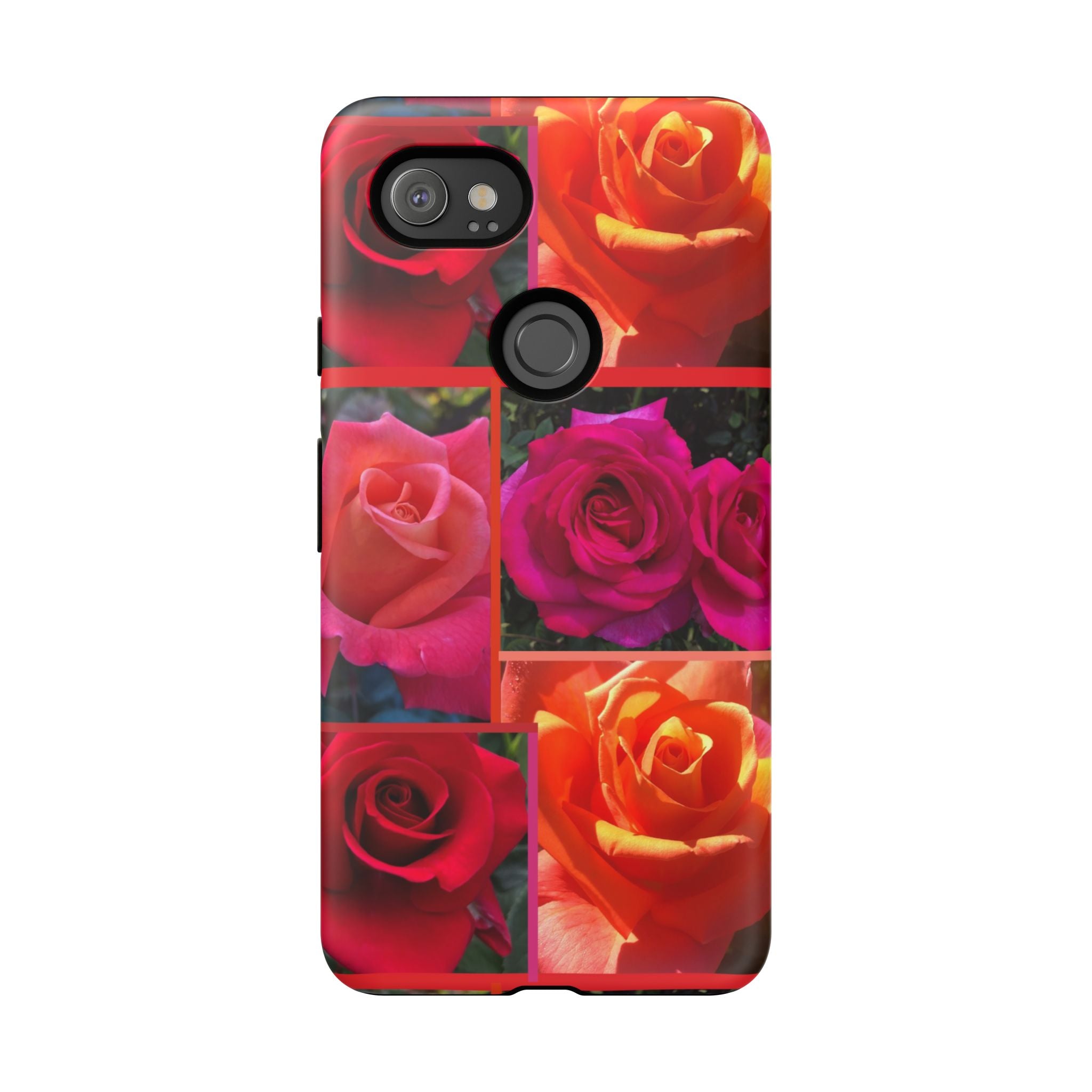 The Rose Vibrant Floral Phone Case - Tough Cases with Rose Design