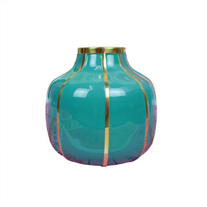 The Exotic Turquoise Enamel Vase