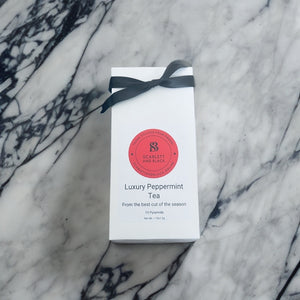 The Scarlett and Black Luxury Peppermint Tea