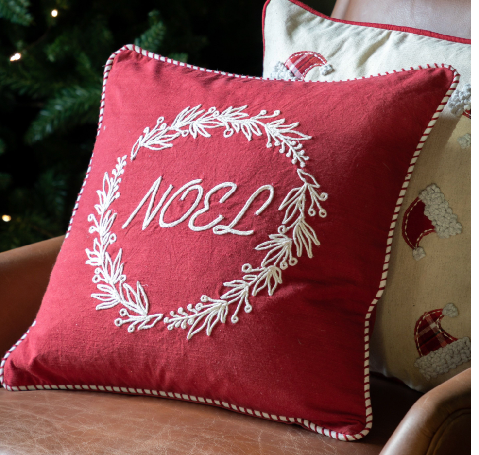 The Scarlett Christmas Cushion