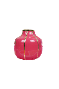The Exotic Pink Enamel Vase