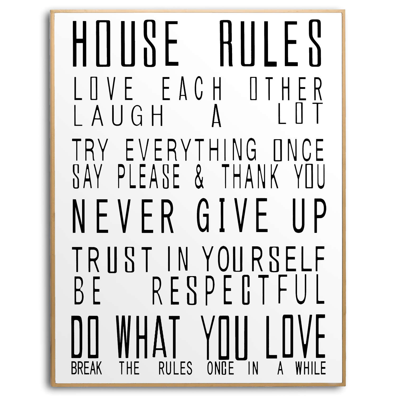 House Rules Picture