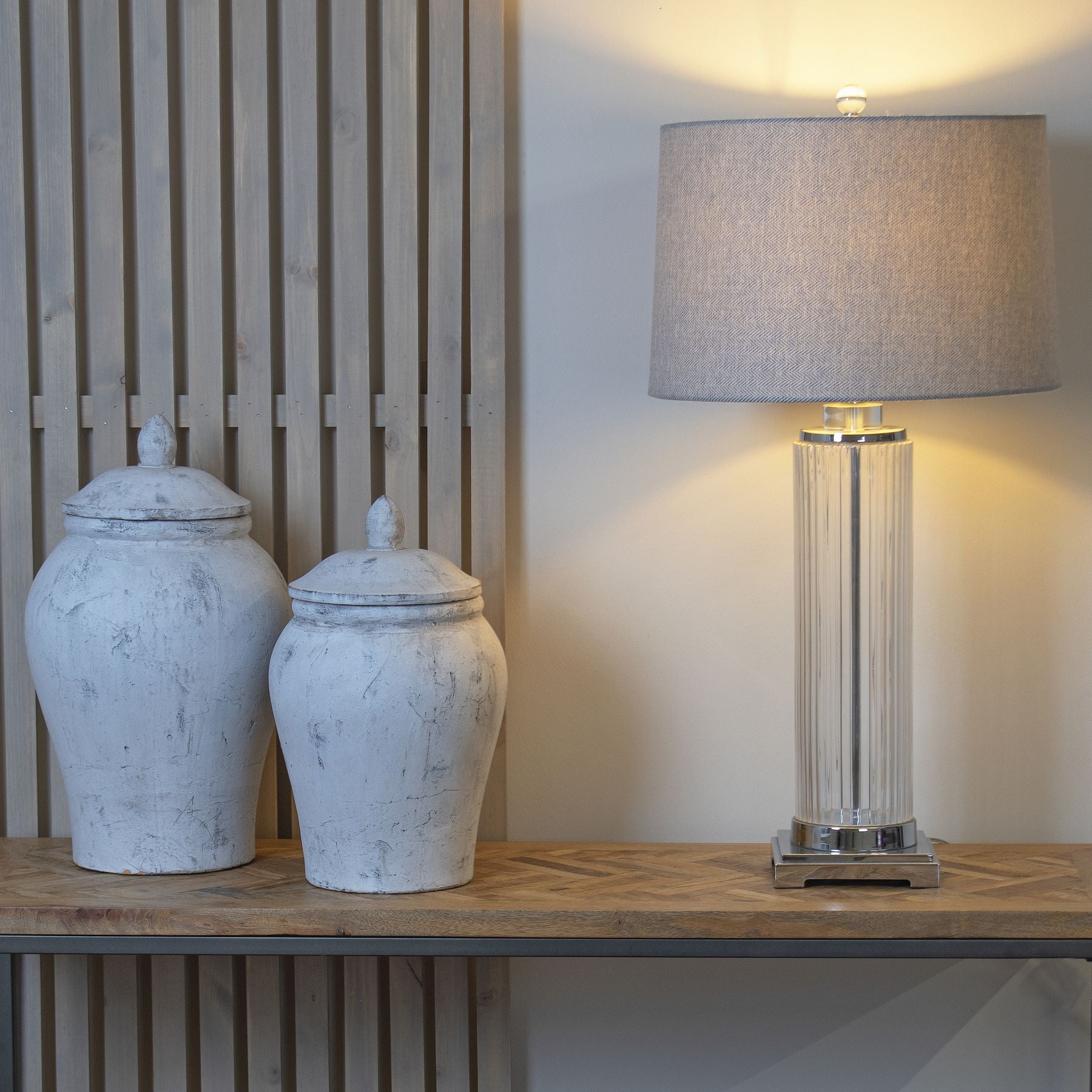 Rustic Stone Ginger Jar