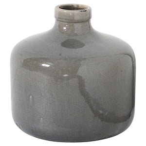 The Scarlett Glazed Grey Vase