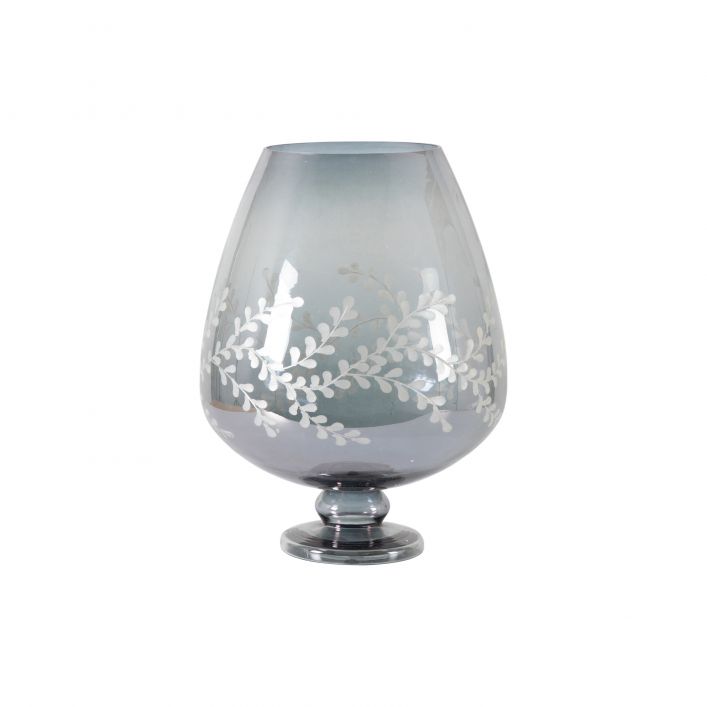 The JJ Hurricane Etched Candle Holder