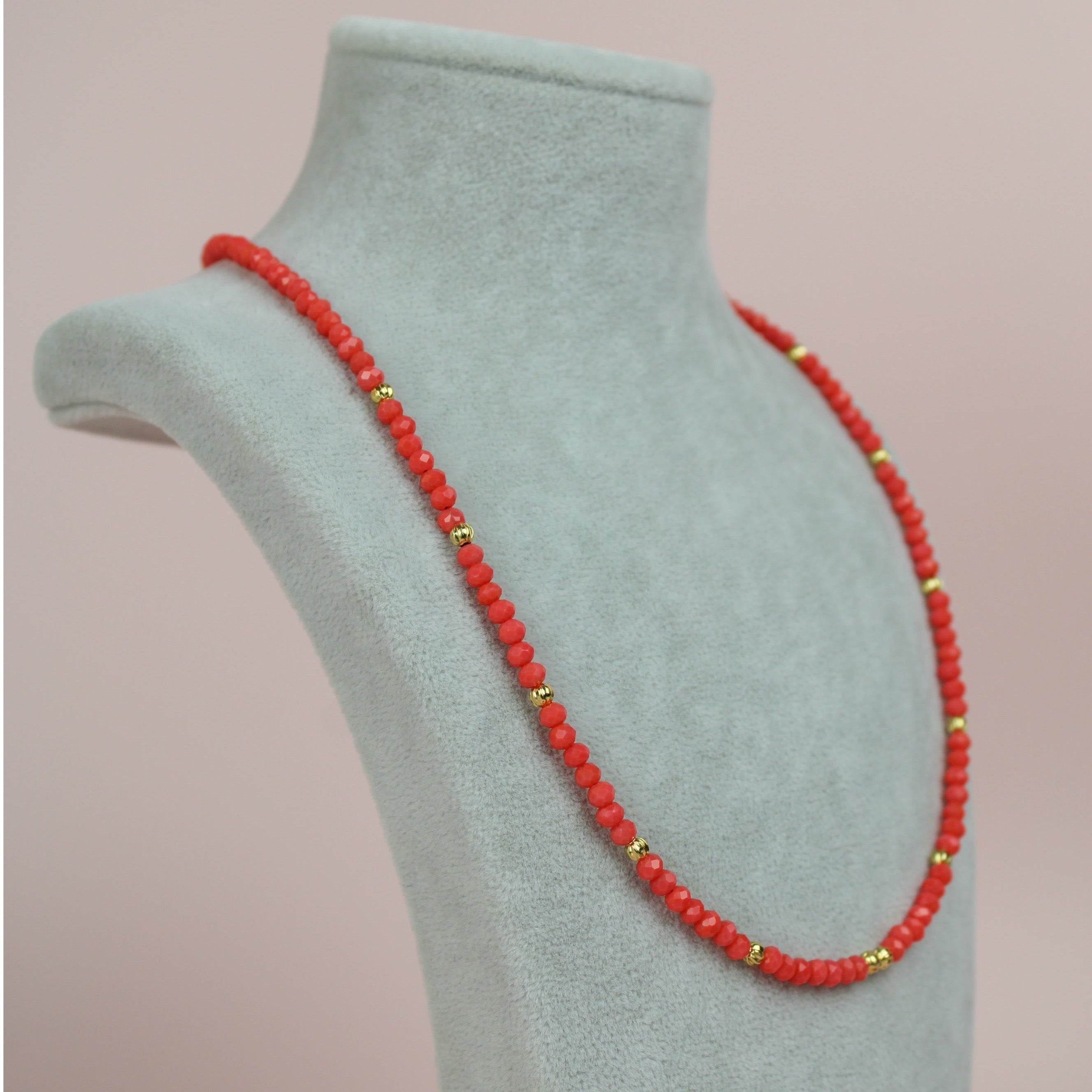 The Beaded Glass Necklace in Various Colours