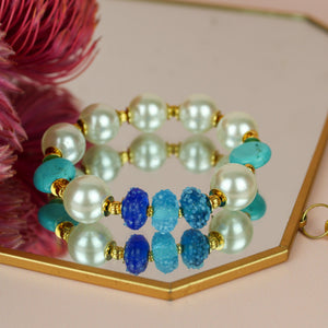 The Artisan Pearl and Turquoise Bracelet