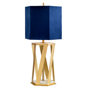 The Montecarlo Lamp with Blue shade